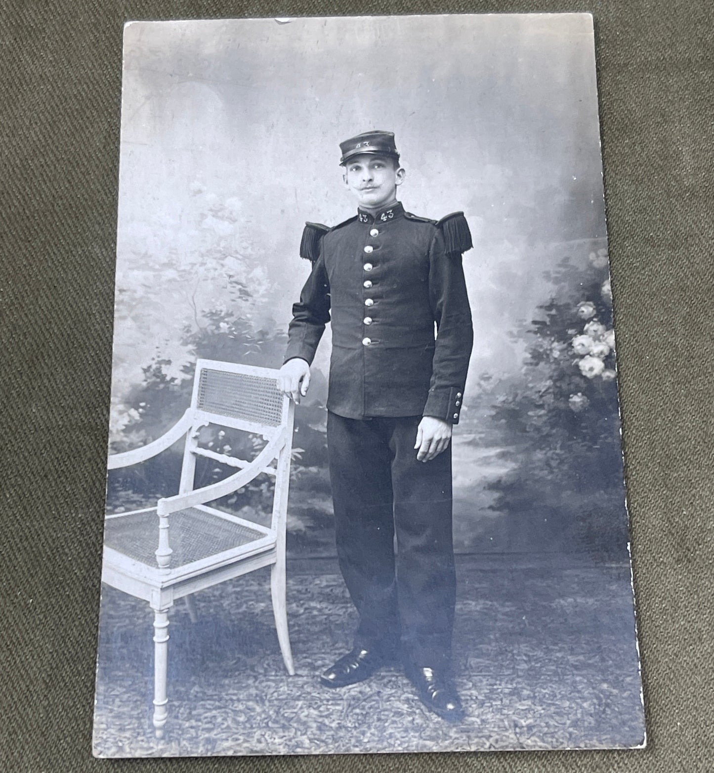 Photograph of French Soldier WW1 