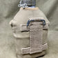 Genuine French Army Surplus Field Flask/Canteen Plus Cup and Cover Aluminium