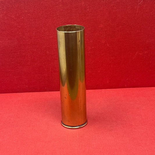 French 25mm flare Brass Cartridge case made by Ruggieri.