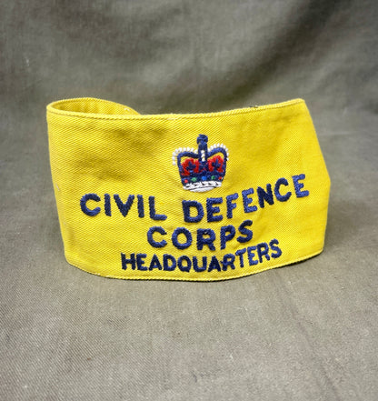 Selection of British Civil Defence Corp Arm Bands