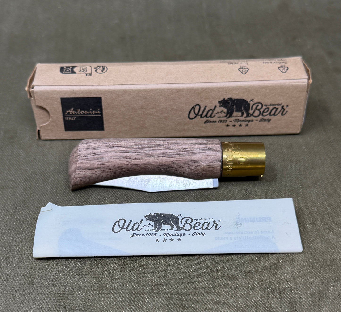 Old Bear Classical Walnut XS, 9307-15-LN pocket knife