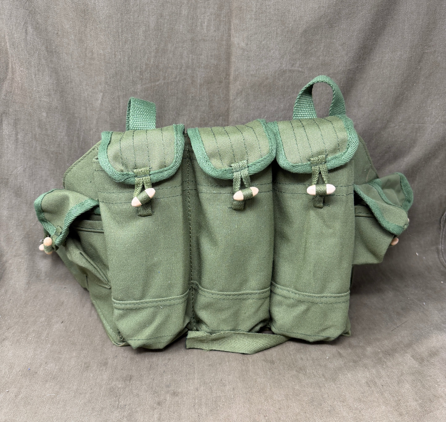 Chinese AK47 Chicom Chest Rig with Magazines & Inert 7.62x39 Rounds