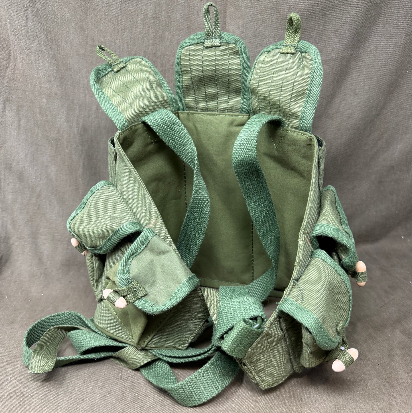 Chinese AK47 Chicom Chest Rig with Magazines & Inert 7.62x39 Rounds