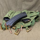 Chinese AK47 Chicom Chest Rig with Magazines & Inert 7.62x39 Rounds