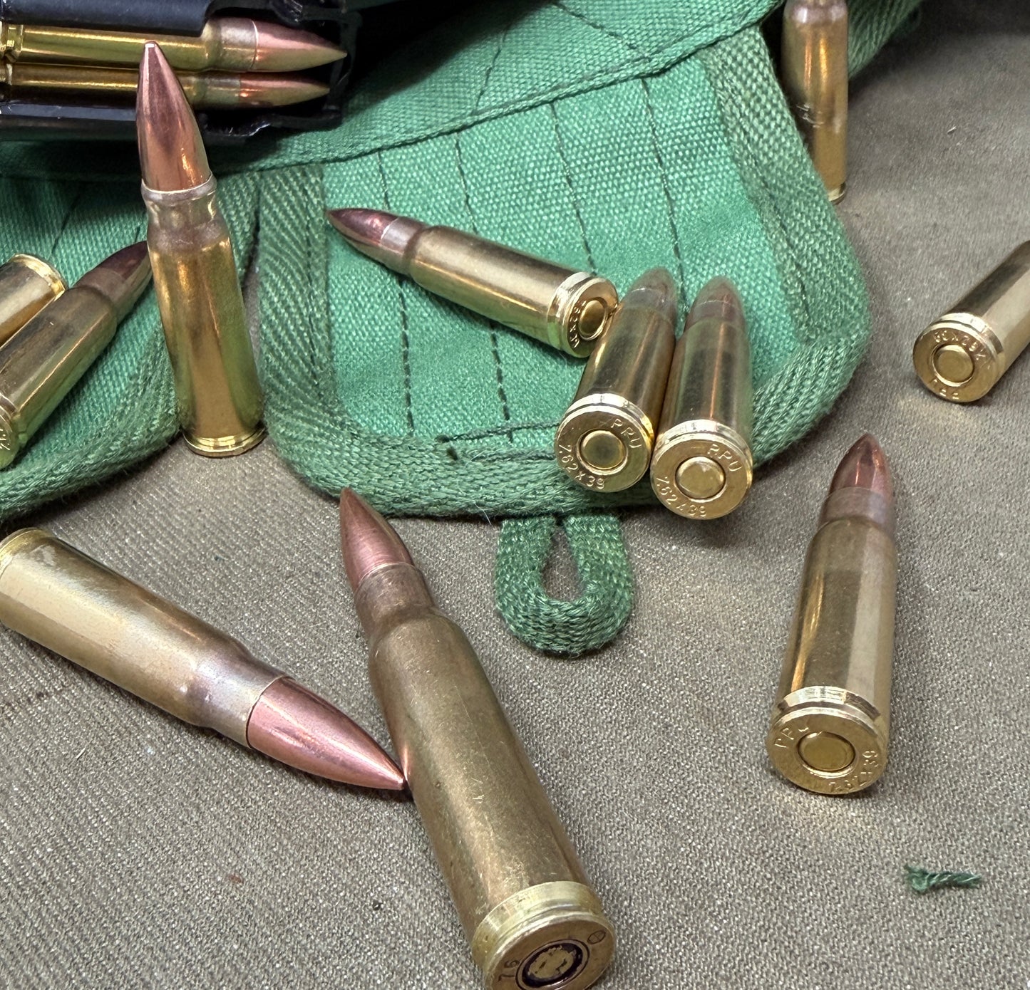 Chinese Type 81 AK Chicom Chest Rig with Magazines & Inert 7.62x39 Rounds