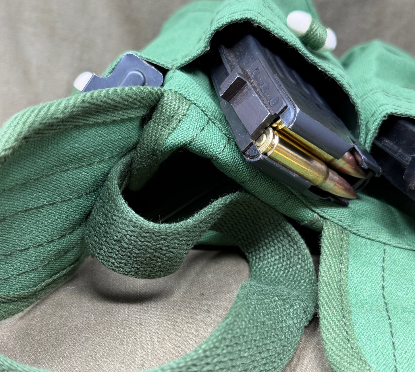 Chinese Type 81 AK Chicom Chest Rig with Magazines & Inert 7.62x39 Rounds