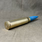 30mm RARDEN AFV Brass Shell Case & Blue TP Projectile | Inert Display Round UK