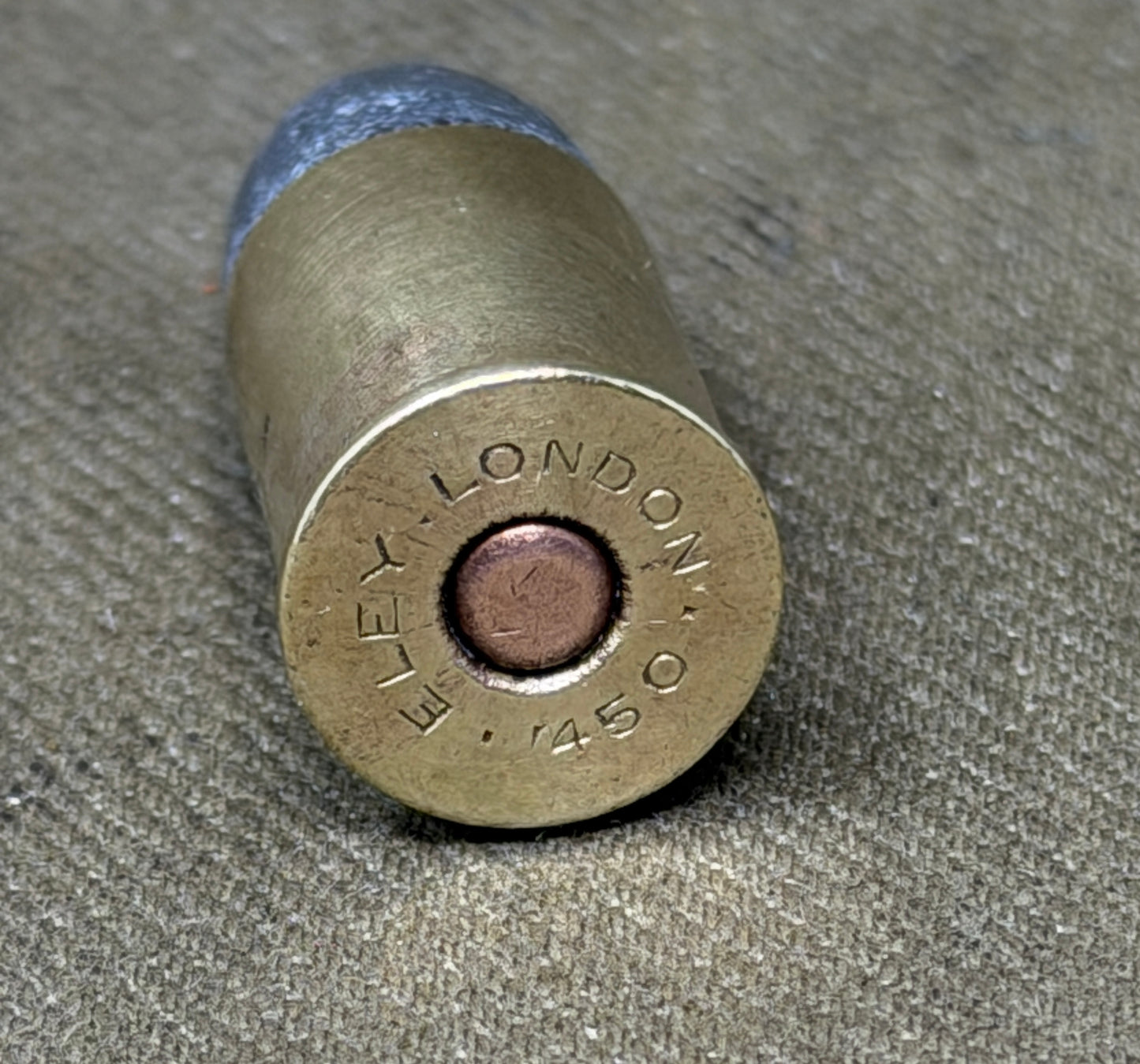 Inert .450 Eley Cartridge – Vintage British Revolver Round – Collectors Ammunition