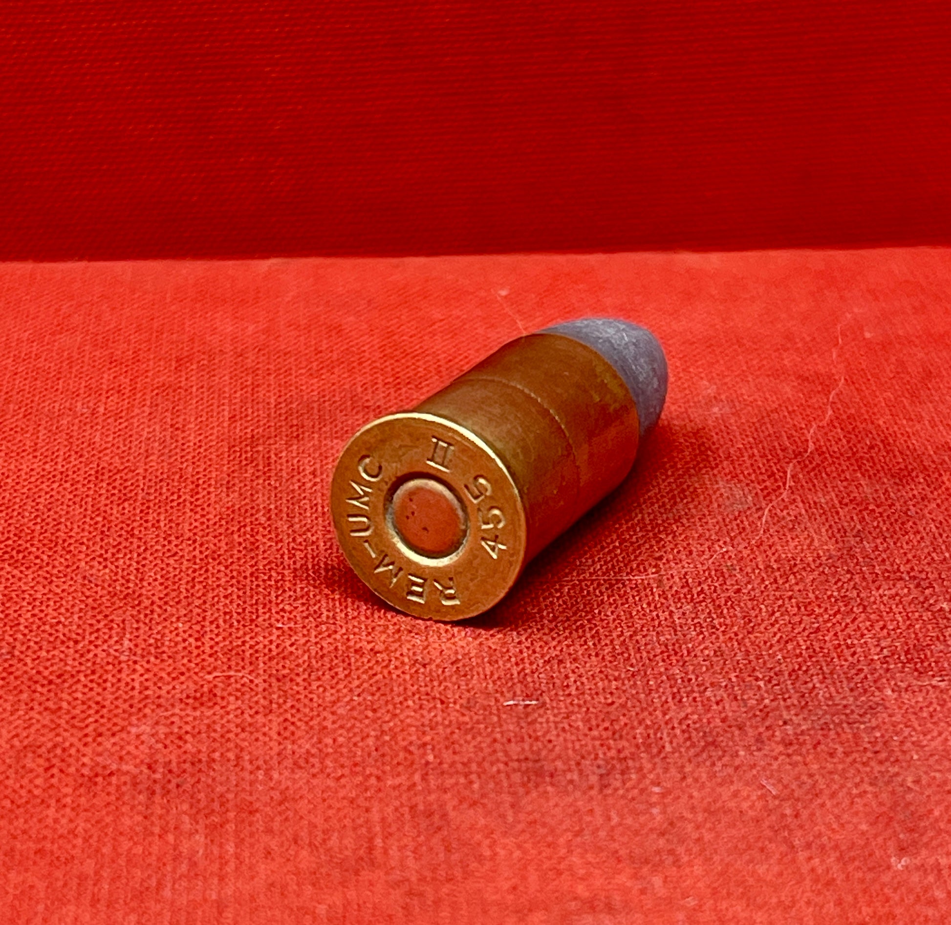 The .455 INERT Remington UMC Round is a high-quality, non-functional replica of the iconic .455 cartridge used in early 20th-century firearms. With no live primer, powder, or projectile, this inert round offers a safe alternative for collectors, educators, and firearm enthusiasts. The round is meticulously crafted with authentic markings and a detailed brass casing, resembling the original Remington UMC production. Ideal for display, training, or historical study, this inert round provides a tangible connec