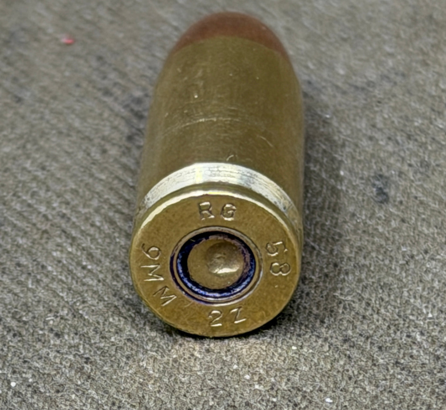 9mm INERT British 1958 RG -Royal Ordnance Factory, Radway Green, Cheshire