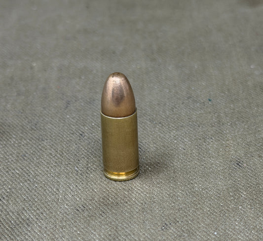 9mm INERT British 1943 BE -Royal Ordnance Factory, Blackpole, Worcs. (Cases supplied by RG)