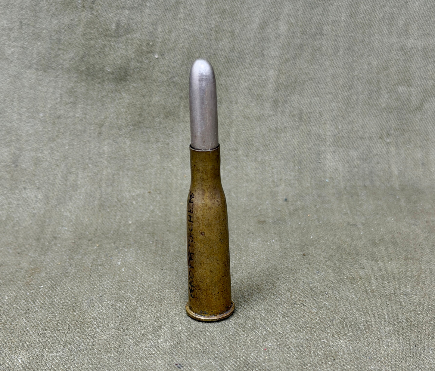 Original Excellent Condition INERT 8x60/56Rmm Kropatschek – ‘1903’ Headstamped Cartridge for Display