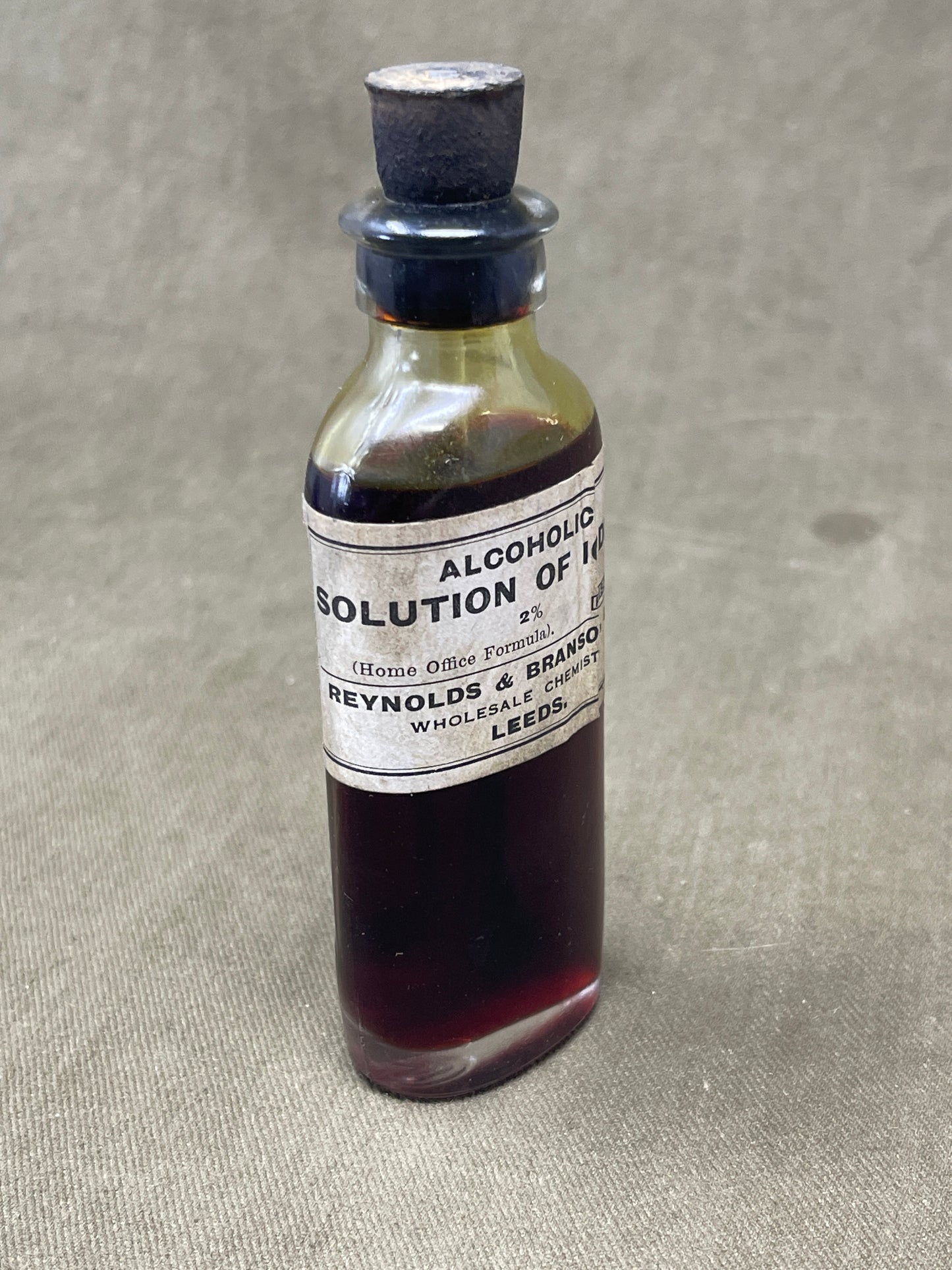 WW2 Alcoholic Solution of Iodine 2% Home Office Solution