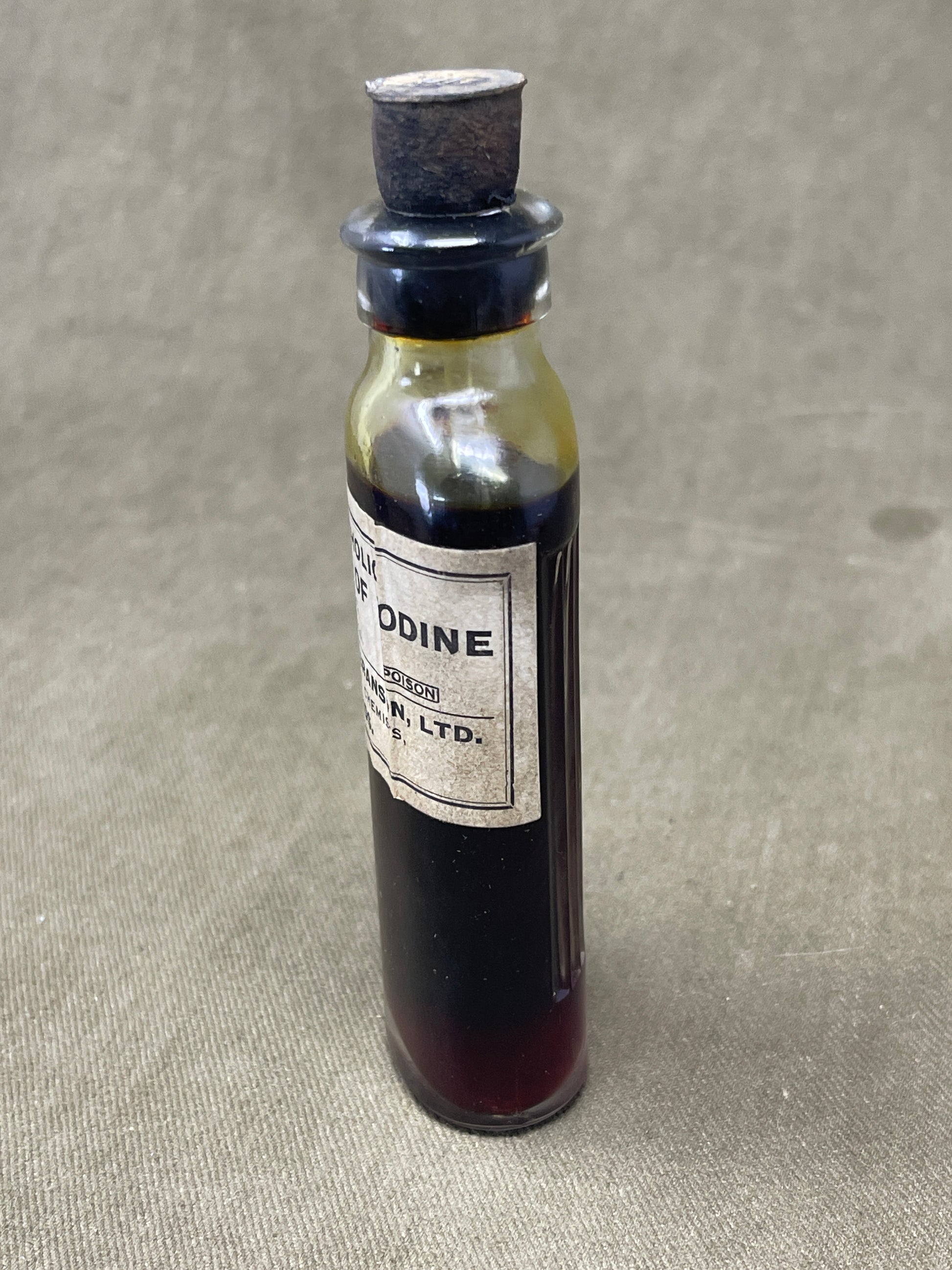 WW2 Alcoholic Solution of Iodine 2% Home Office Solution