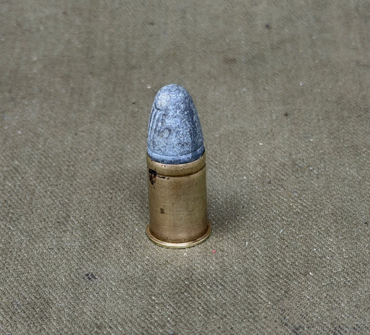 Inert .455 Webley Cartridge – K II C Headstamp – Original British Revolver Round