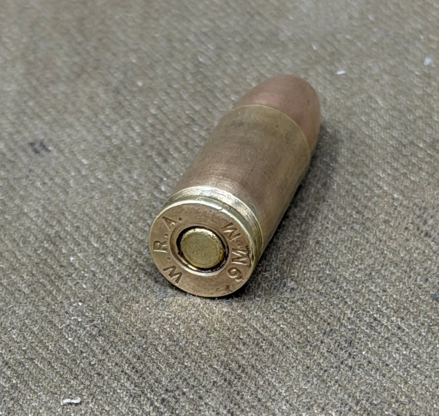 Inert W.R.A. 9mm Cartridge – Original Winchester Repeating Arms Collectors Round