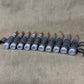 10 x 7.62mm British Military Drill Rounds in GPMG Link Belt – Inert Training Display Set