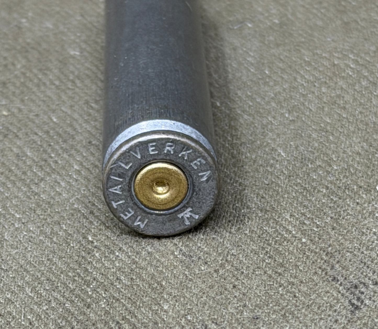6.5×55mm Swedish Mauser Inert Cartridge – Metallverken K Headstamp (Copy)