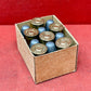 Authentic 12-round reproduction box of British .455 inert/display revolver cartridges. Perfect for collectors, reenactors, and historical displays. Safe & non-functional.