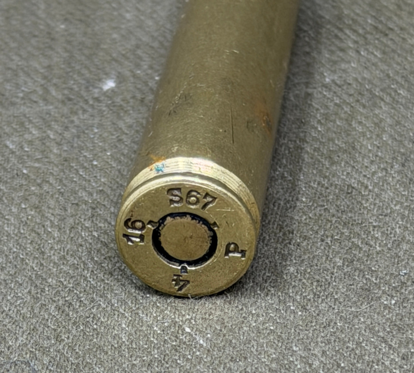 Inert 7.92×57mm Mauser WW1 Round – Polte April 1916 – S67 Brass Case