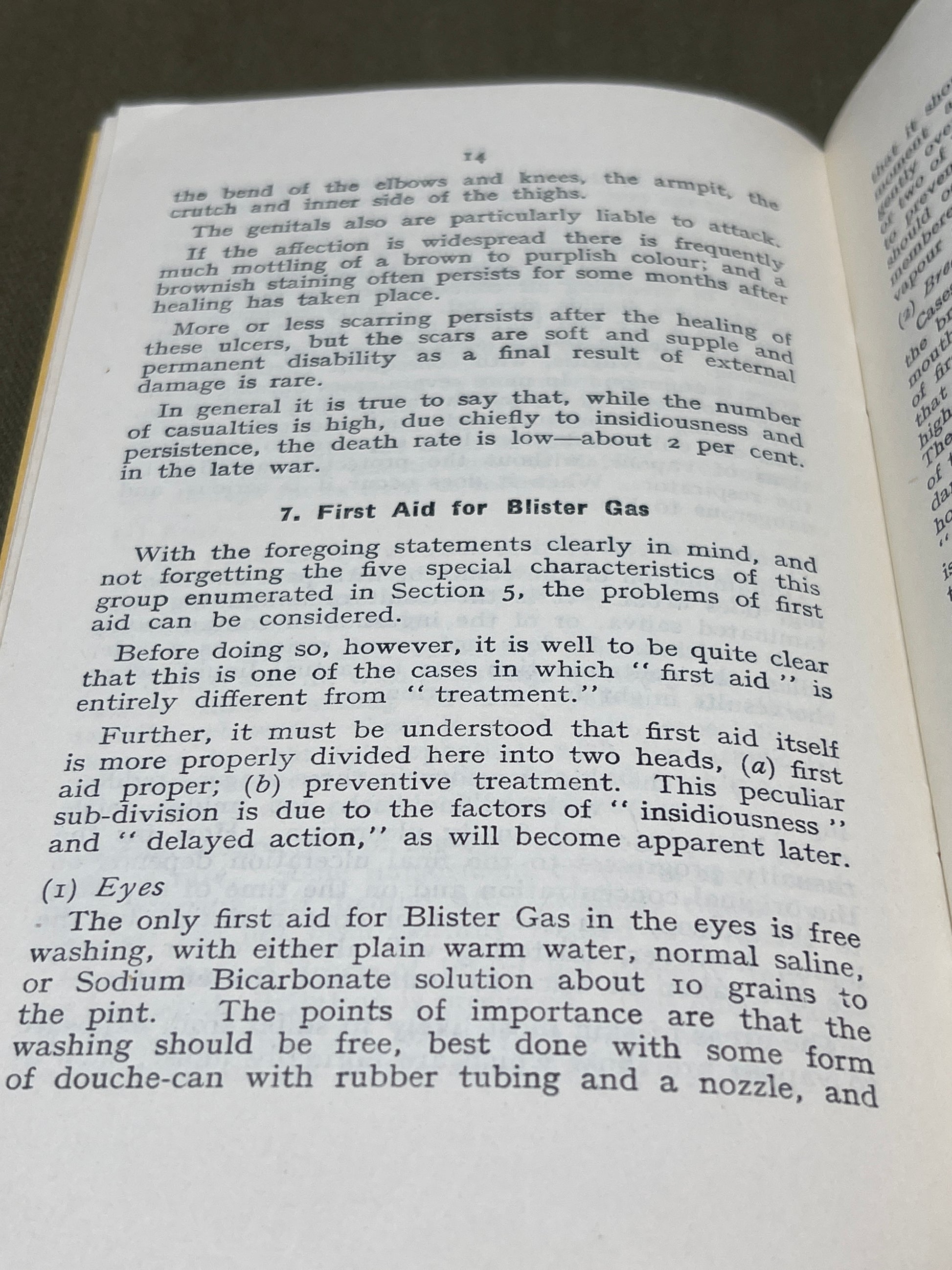 Air Raid Precaution First Aid And Nursing For Gas Casualties