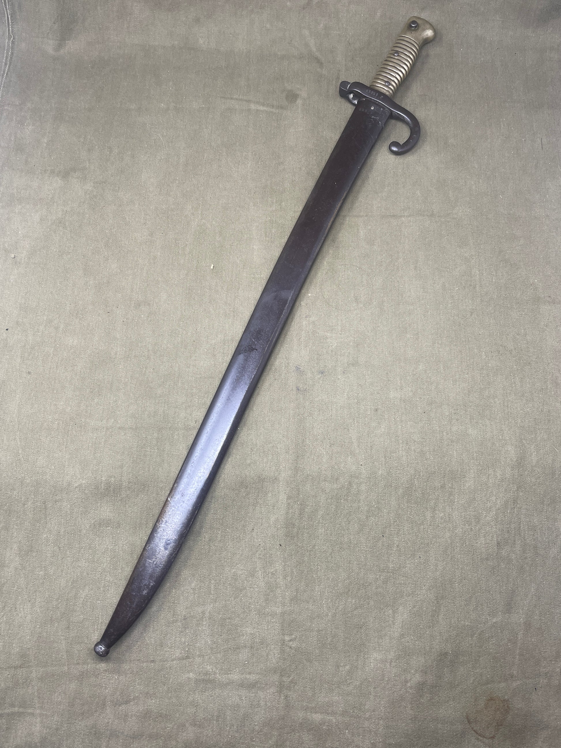 French Chassepot Bayonet 22 1/2 inch,