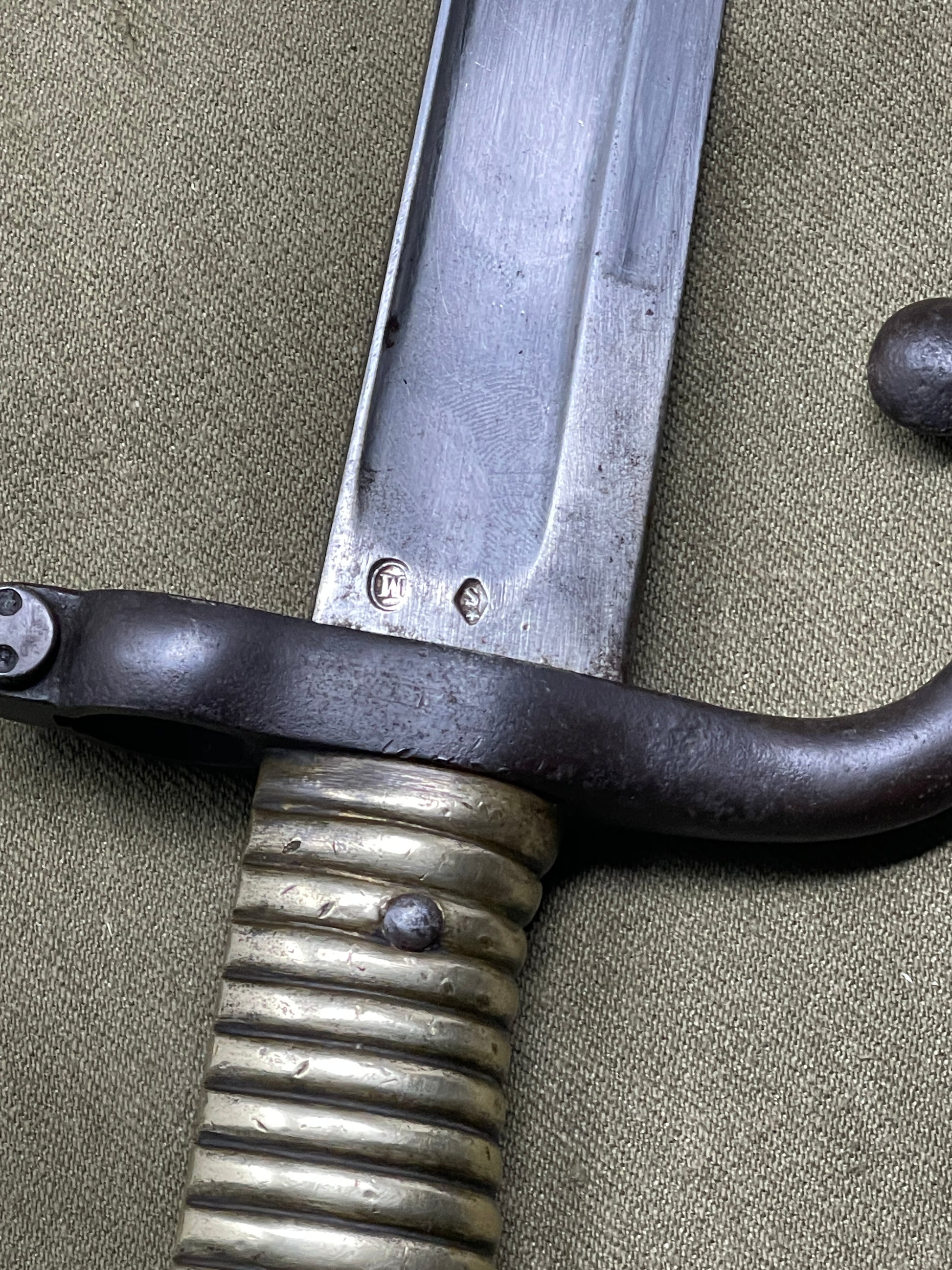 French Chassepot Bayonet 22 1/2 inch,