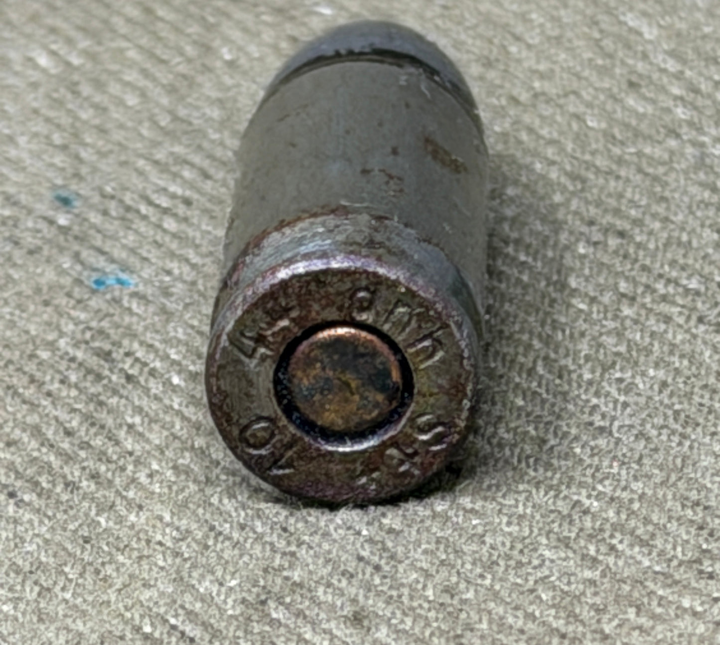 1944 Dated 9mm Inert Cartridge “anh” Headstamp – Original WW2 German Round