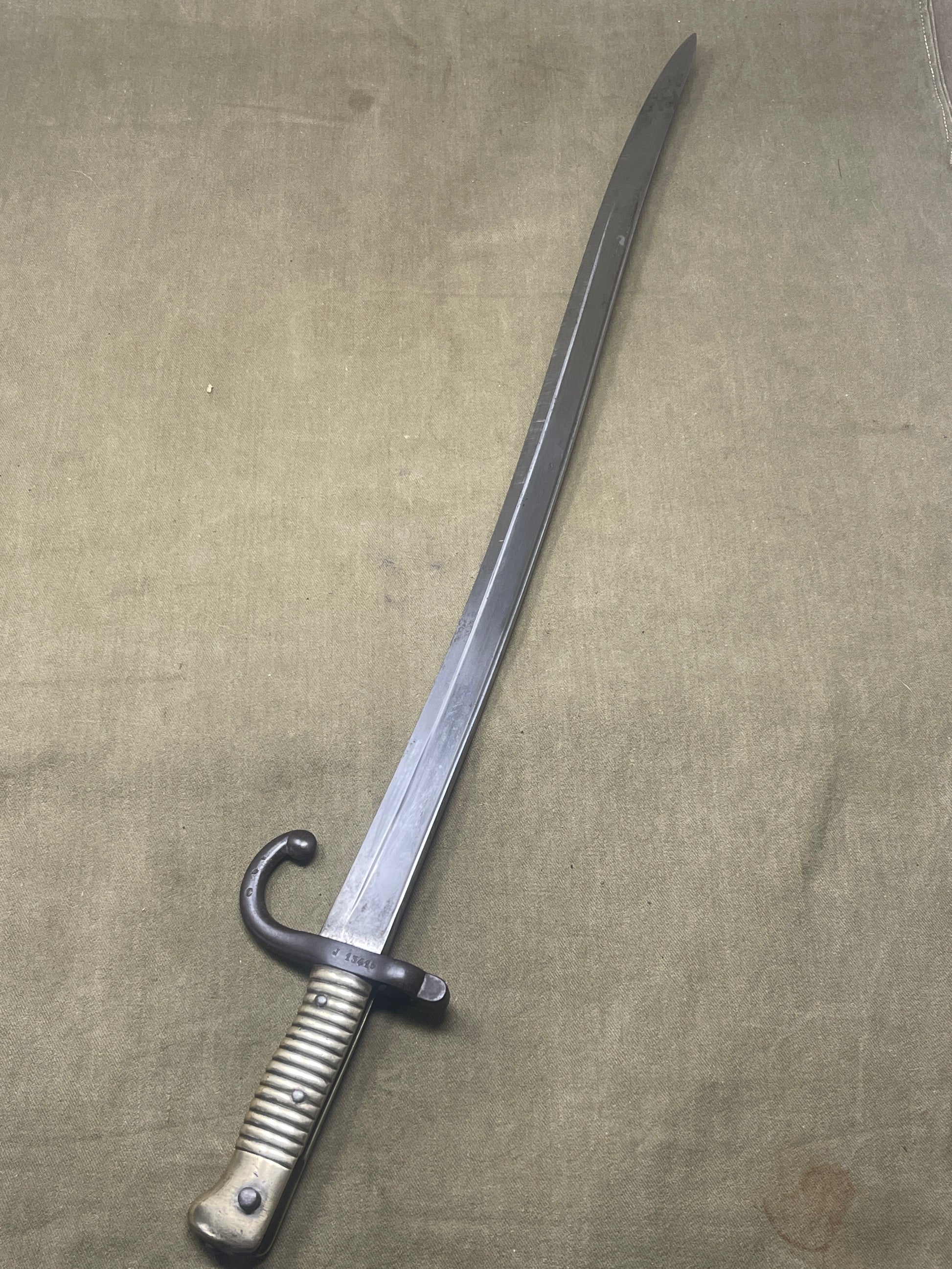 French Chassepot Bayonet 22 1/2 inch,