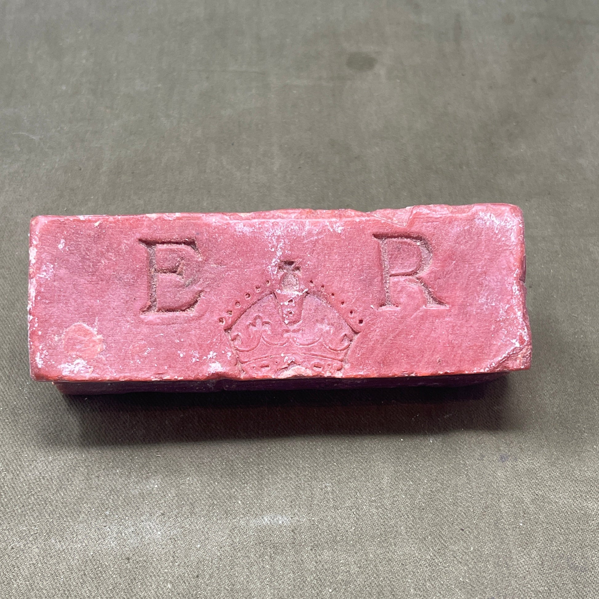 Vintage 1950's  ER Stamped Carbolic Soap 