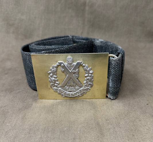 Original British Army Black Watch Stable Belt – Royal Highland Regiment