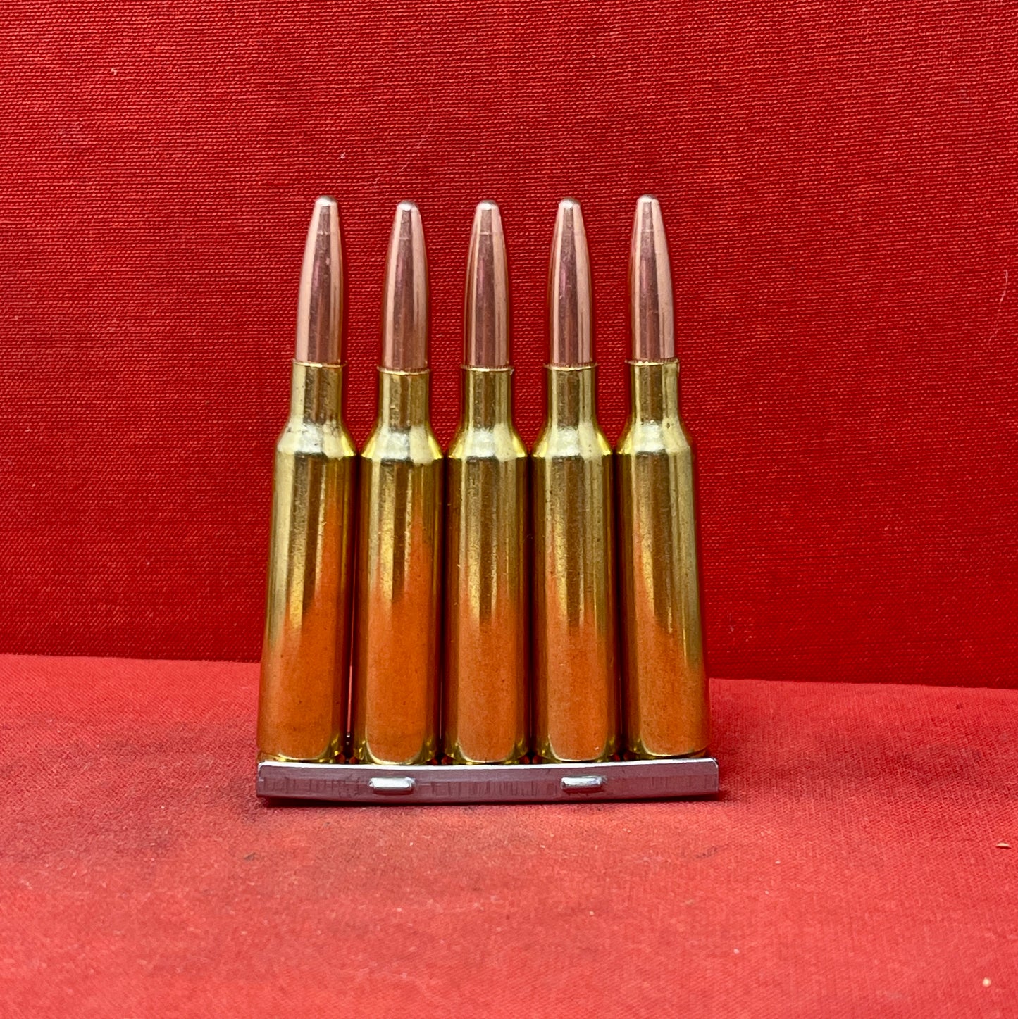 5 x 6.5x55 Swedish INERT Cartridges Mauser Stripper Clip