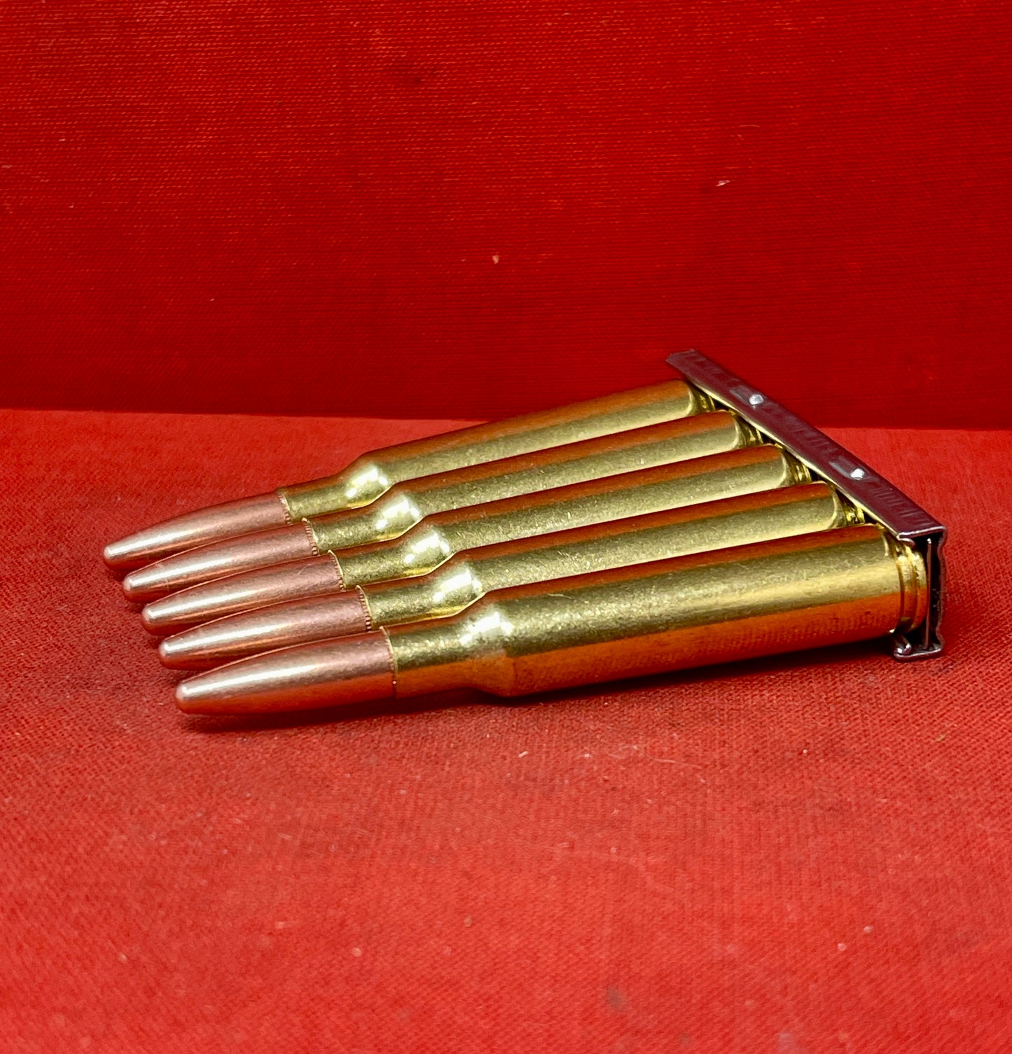 5 x 6.5x55 Swedish INERT Cartridges Mauser Stripper Clip