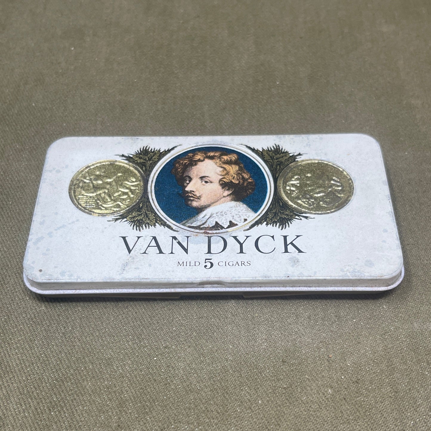 Empty Tin Van Dyck Cigars