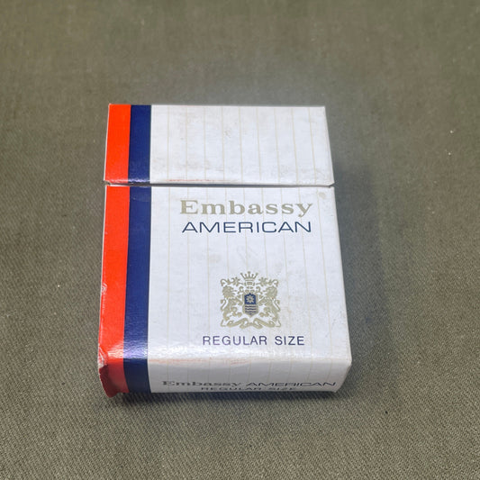 Vintage Empty Packet Embassy American Cigarettes