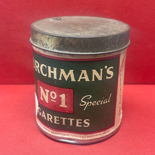 Sealed Tin Churchman's No 1 Special Cigarettes
