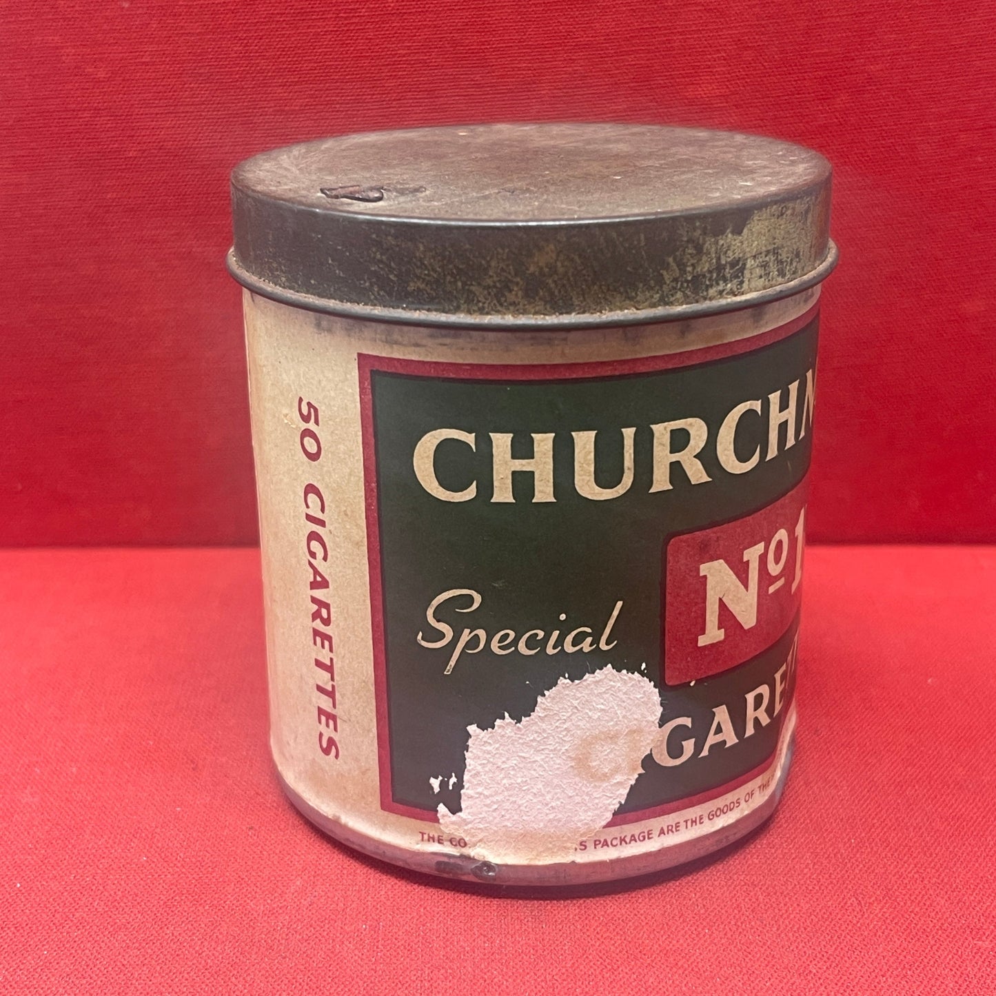 Sealed Tin Churchman's No 1 Special Cigarettes