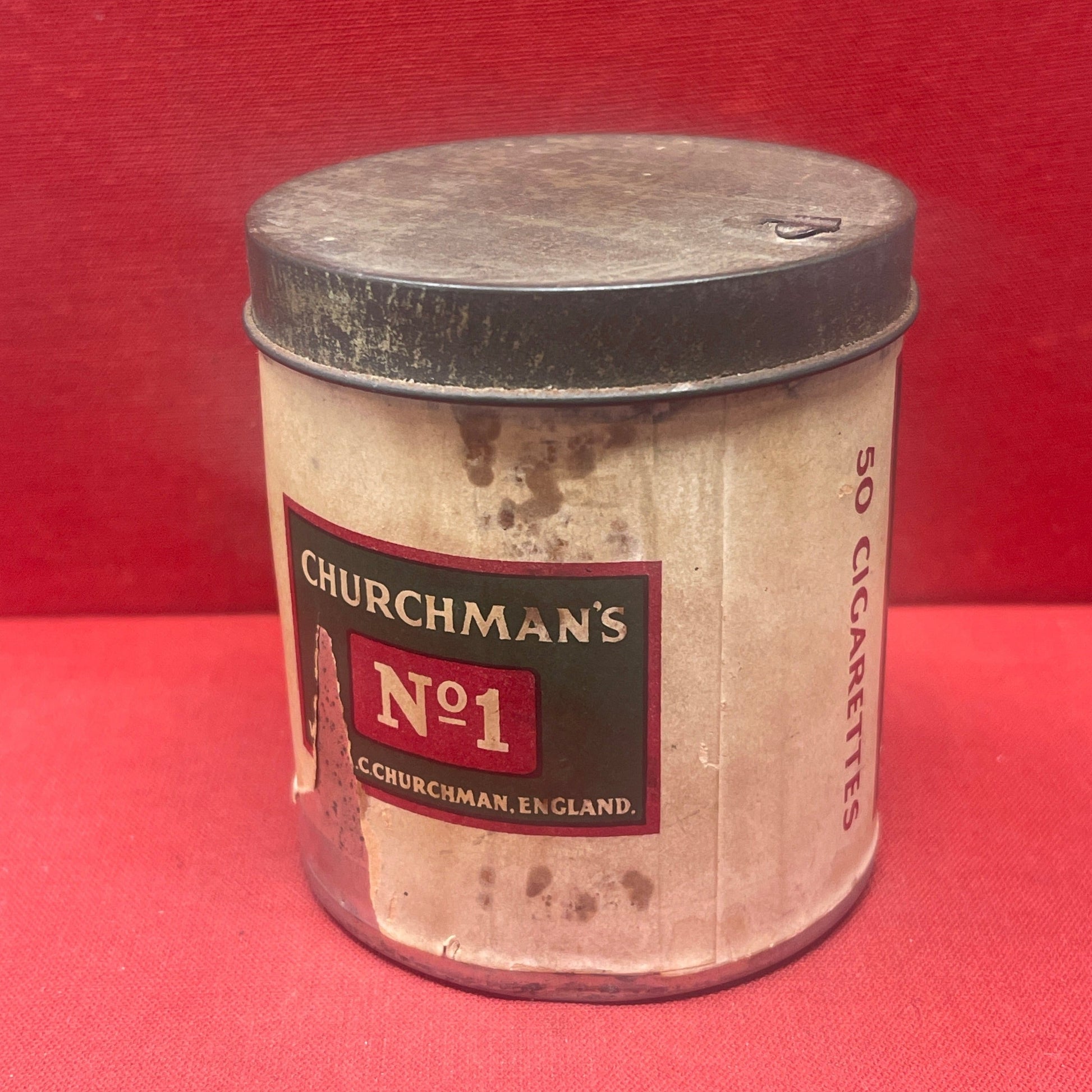 Sealed Tin Churchman's No 1 Special Cigarettes