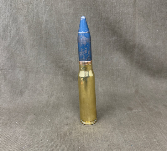 INERT 20×102mm Vulcan / Aircraft Cannon Training Round – Blue TP Projectile