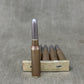 Original Japanese Type 38 Arisaka 6.5mm Inert Rounds on Charger Clip – WW2 / Pre-WW2