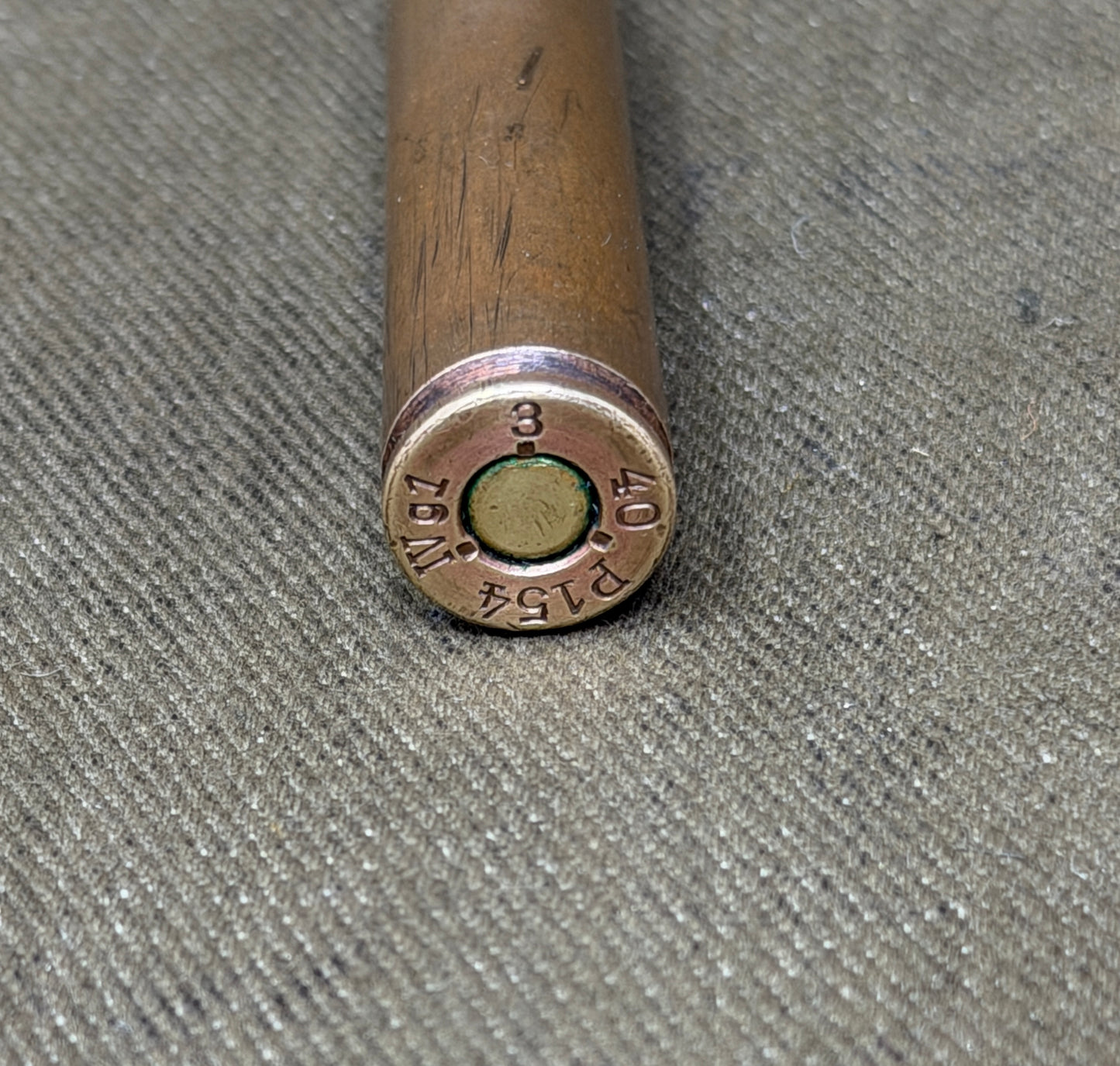 1940 German 7.92×57 Mauser Inert Cartridge – P154 Polte Wehrmacht Ammunition