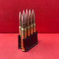 8 X Inert/ Display – .30-06 Springfield Rifle Rounds In M1 Garand Rifle Box Loading Clip