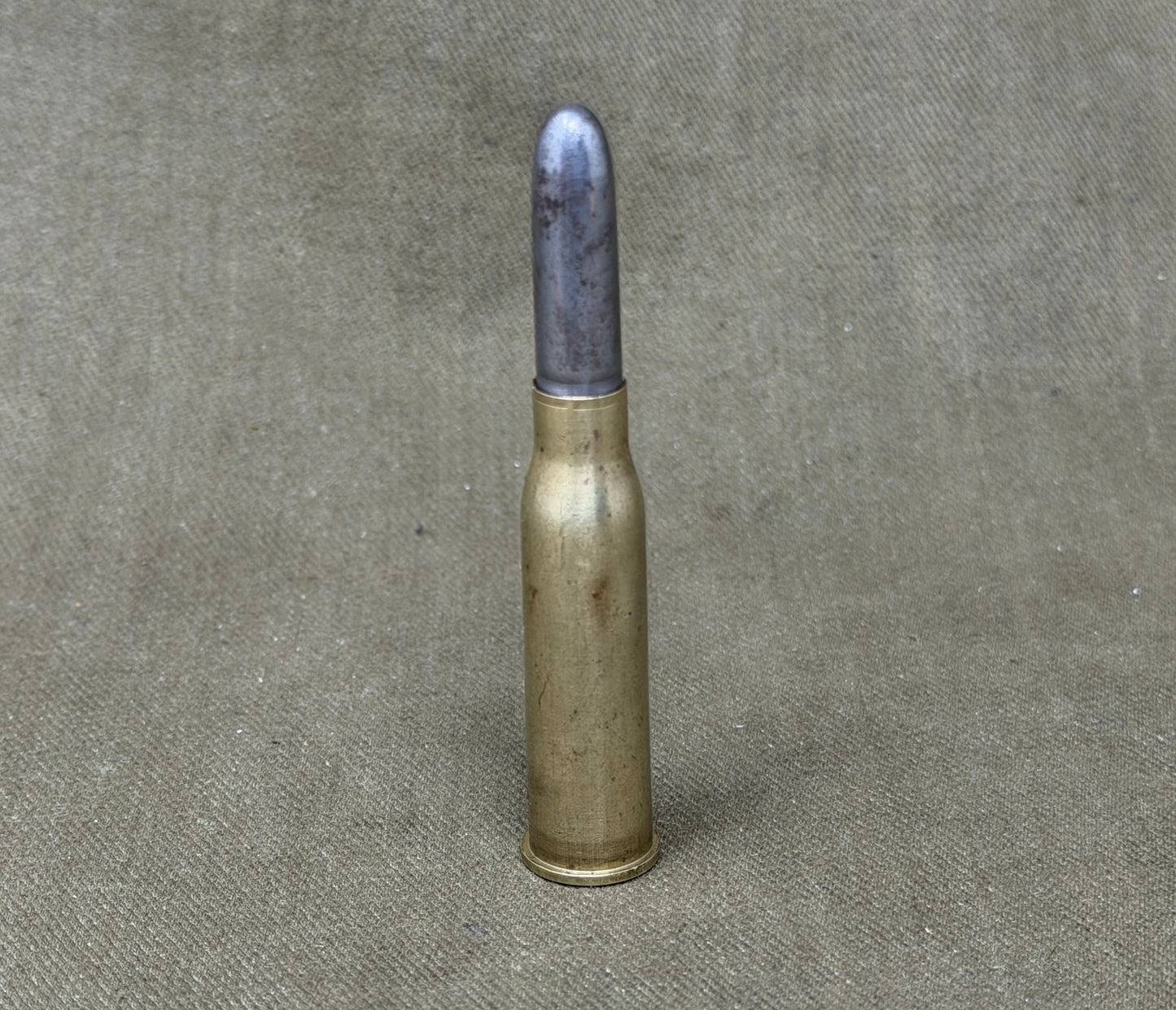 INERT WW1 German 7.92×57 Patrone 88 Cartridge – 1917 Dated Round Nose Imperial German Round