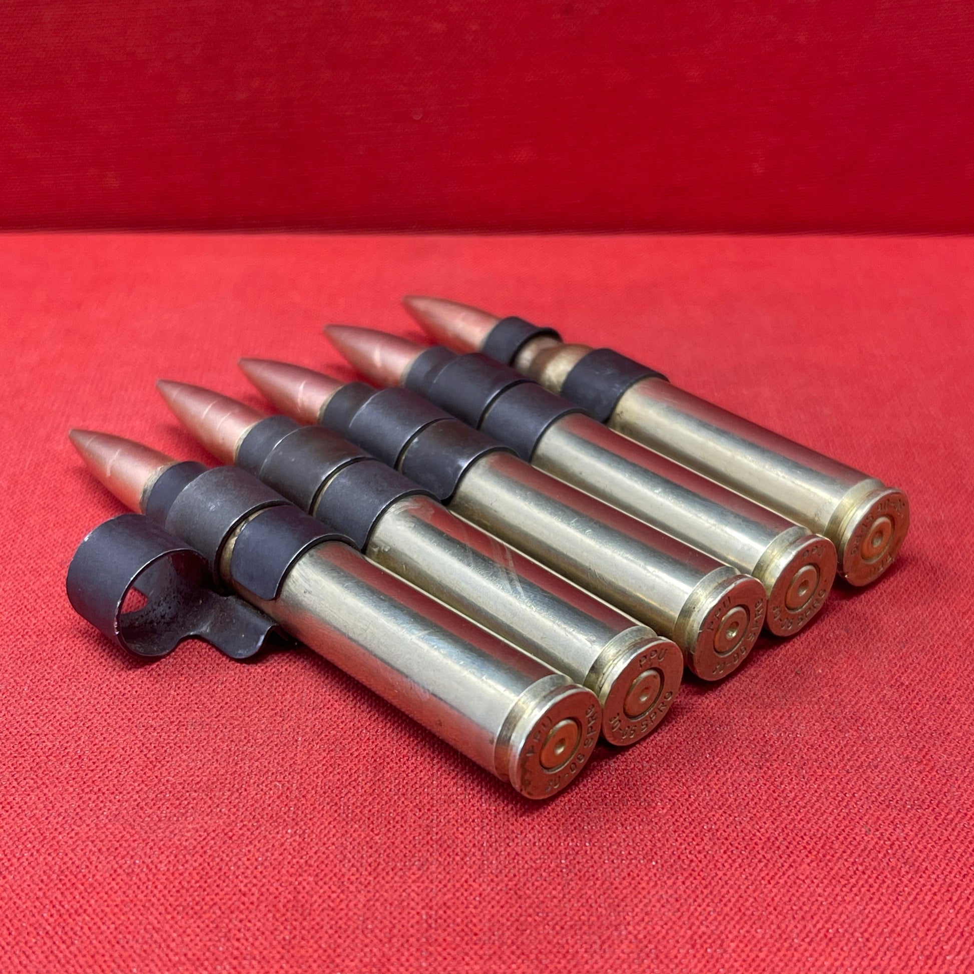 5 x Inert 30-06 Springfield .30 Cal Belt