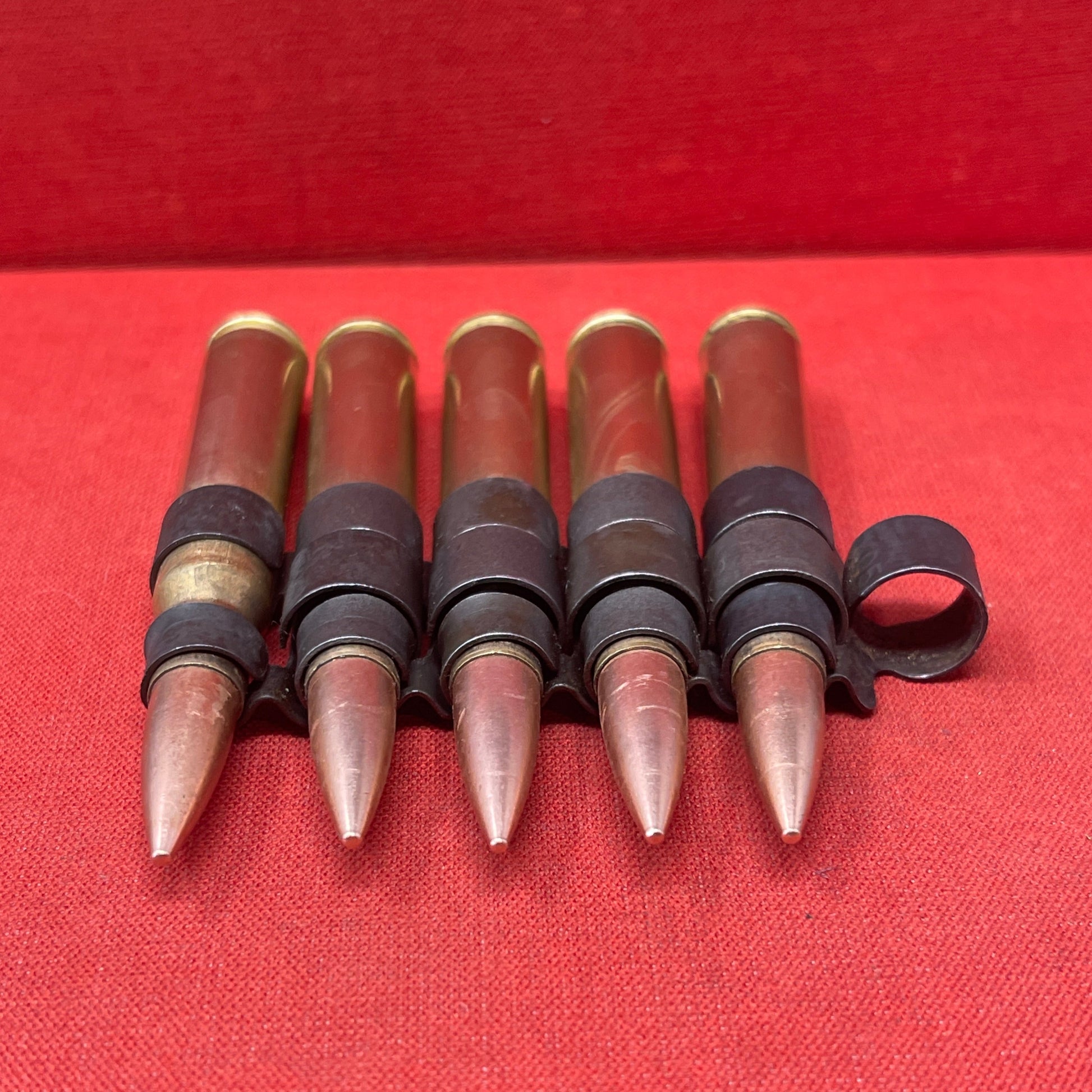 5 x Inert 30-06 Springfield .30 Cal Belt