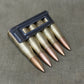 Original Austrian Steyr M95 En Bloc Clip with 5 x Inert 8×50R Mannlicher Cartridges