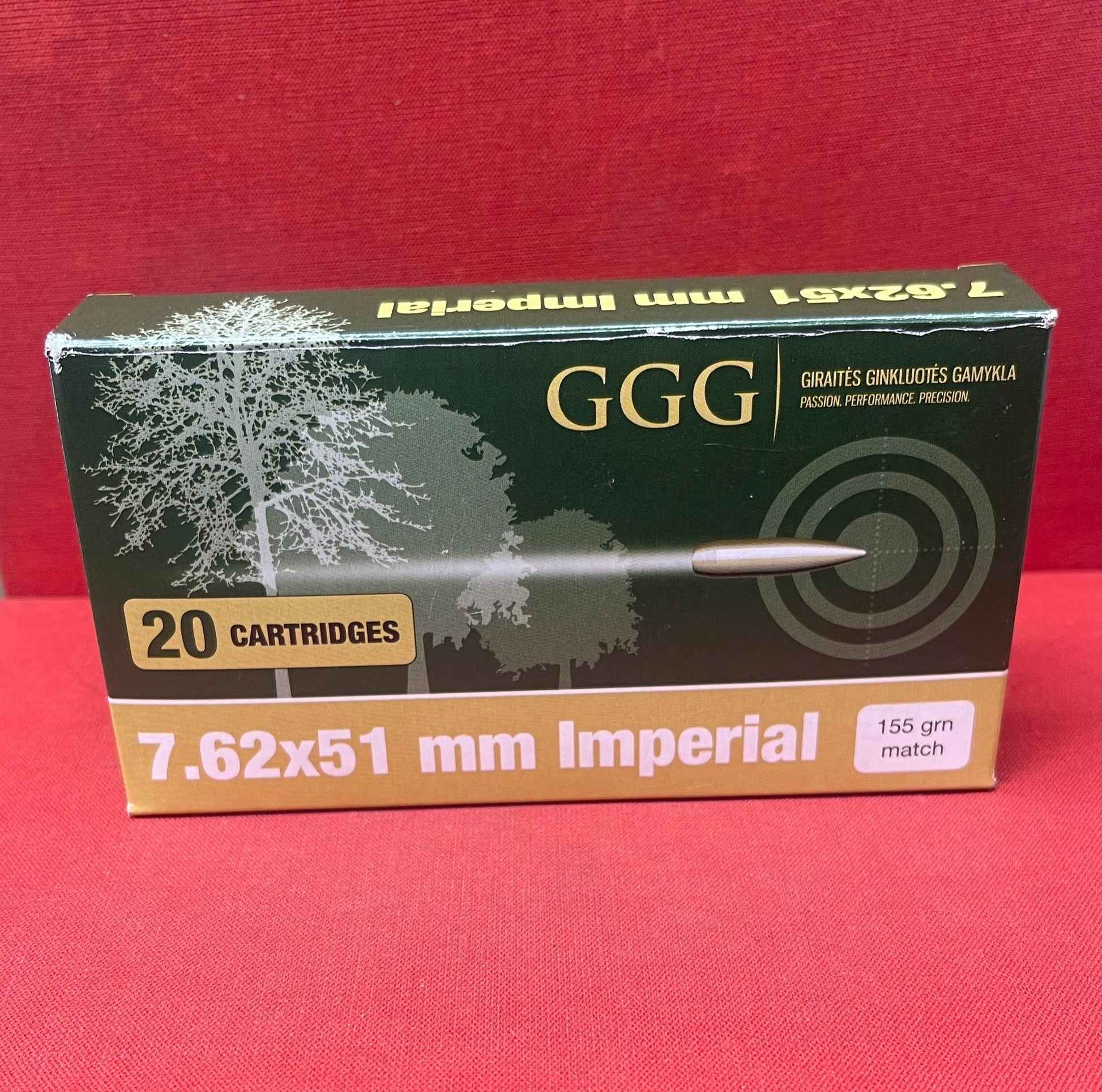 20 x GGG 7.62x51mm Imperial Cartridges