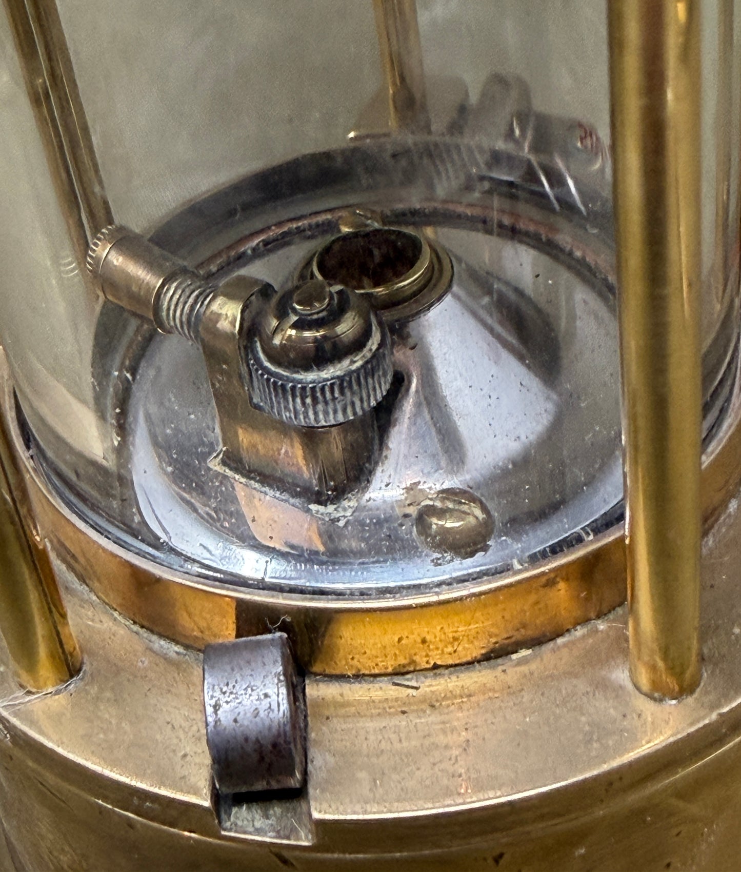 Original Eccles Protector Lamp Lighting Co Ltd Type 6 Ministry of Power Safety Lamp – Approval No. B/28 Mining Lamp
