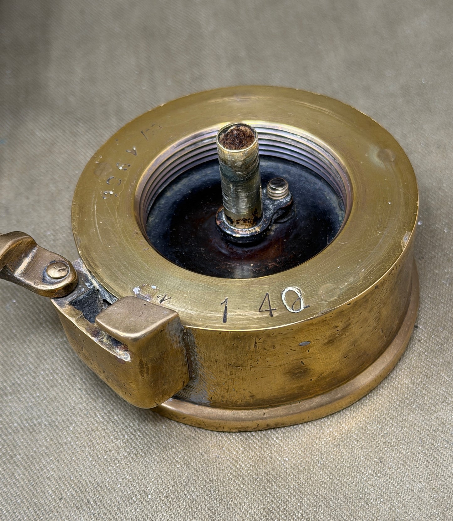 Original Eccles Protector Lamp Lighting Co Ltd Type 6 Ministry of Power Safety Lamp – Approval No. B/28 Mining Lamp