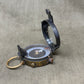 Original British Army Short & Mason Ltd London Mk VII Marching Compass with Leather Case – WWI/Inter-War Military Issue